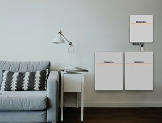 Dura5 and Dura-i mounted in situ on an internal wall