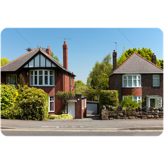 Exterior of a UK house