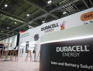 Duracell Energy stand at Everything Electric